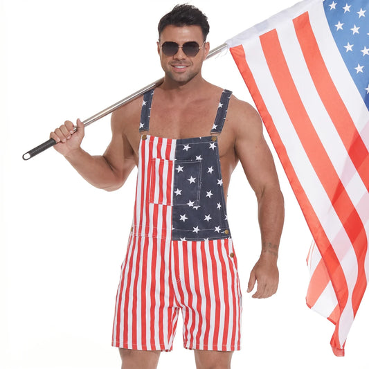 The All American Flag Overalls