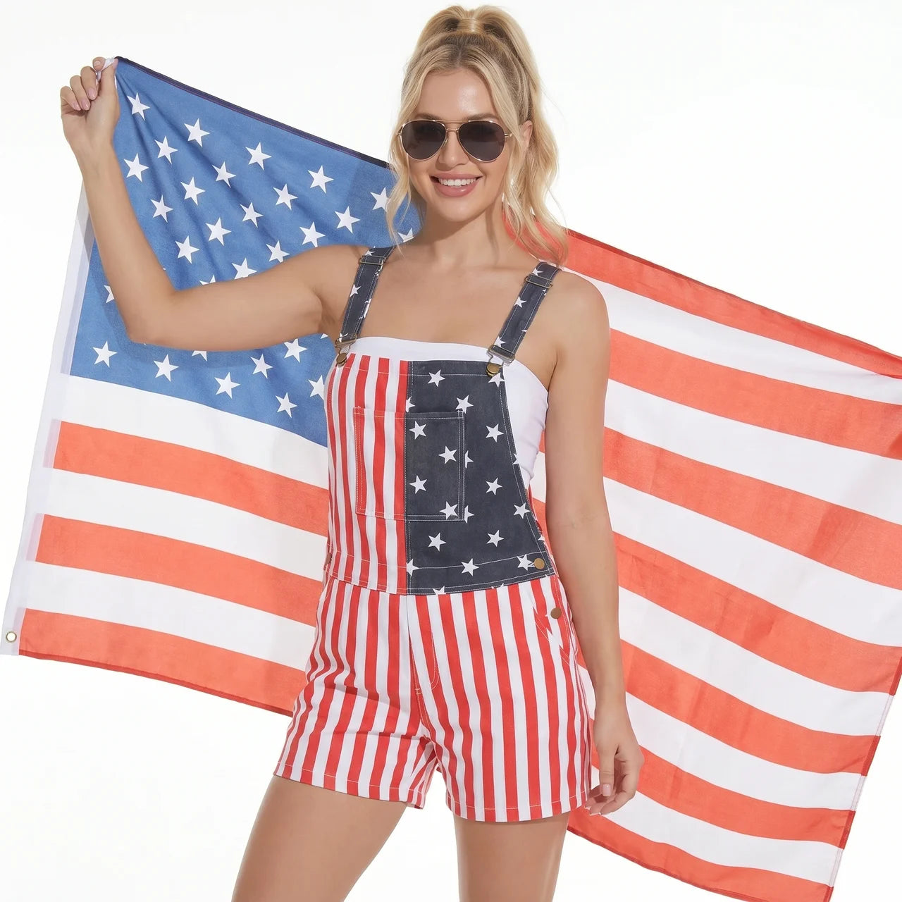 The All American Flag Overalls