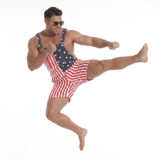 The All American Flag Overalls